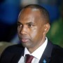 Somalia's newly appointed PM Hassan Ali Khaire attends the Parliament seating where he was confirmed in Somalia's capital Mogadishu